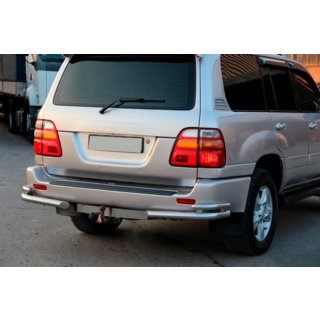 Aizmugurējie stūra elementi AK003-Double (2 gab., nerūsējošais tērauds) Toyota Land Cruiser 100 1998–2007 foto 2