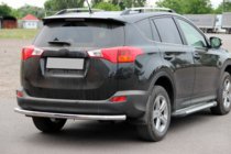 Toyota Rav 4 2013–2018 Aizmugurējais aizsargstienis AK002 (nerūsējošais tērauds) foto 2