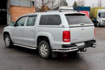 Volkswagen Amarok 2010–2022 Aizmugurējie stūra elementi AK003-Double (2 gab., nerūsējošais tērauds) foto 1