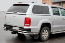 Volkswagen Amarok 2010–2022 Aizmugurējie stūra elementi AK003-Double (2 gab., nerūsējošais tērauds) foto 2