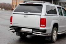 Volkswagen Amarok 2010–2022 Aizmugurējie stūra elementi AK003-Double (2 gab., nerūsējošais tērauds) foto 3