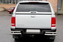 Volkswagen Amarok 2010–2022 Aizmugurējie stūra elementi AK003-Double (2 gab., nerūsējošais tērauds) foto 4