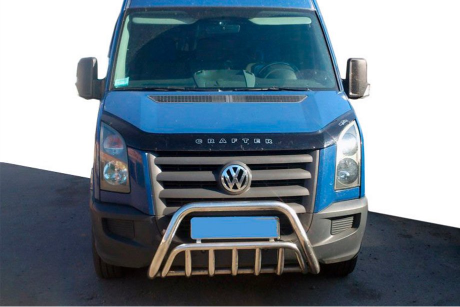 Volkswagen Crafter 2006–2016 Priekšējais aizsargstienis WT002 (nerūsējošais tērauds) Image