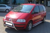 Volkswagen Sharan 1995–2010 Bullbārs WT005 (nerūsējošais tērauds) foto 3