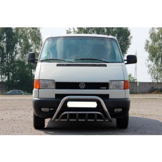 Bullbar WT002 60 mm (nerūsējošais tērauds) Volkswagen T4 Transporter 1990–2003 foto 2