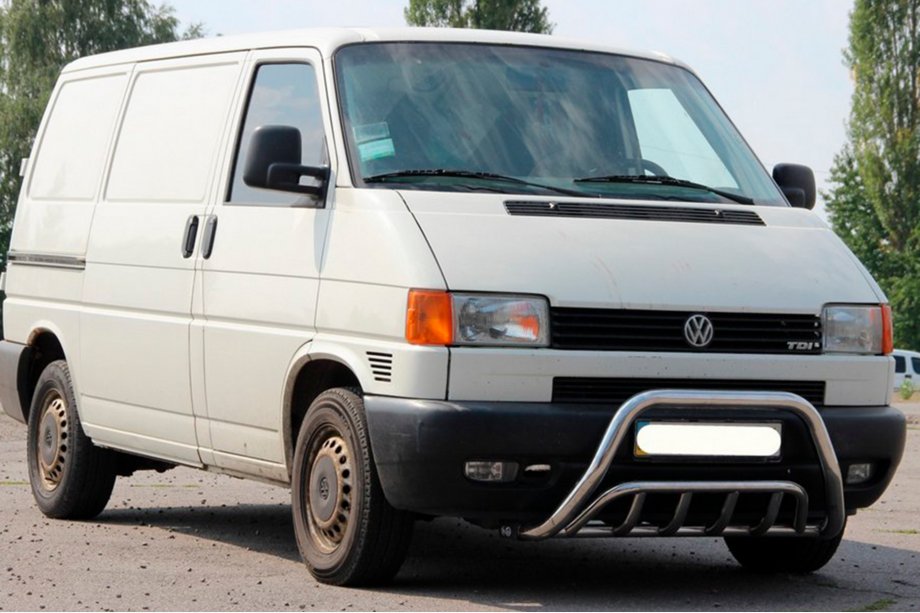 Volkswagen T4 Transporter 1990–2003 Bullbar WT002 60 mm (nerūsējošais tērauds) Image