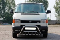 Volkswagen T4 Caravelle/Multivan 1990–2003 Priekšējais aizsargstienis WT002 (nerūsējošais tērauds) foto 1