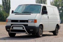 Volkswagen T4 Caravelle/Multivan 1990–2003 Priekšējais aizsargstienis WT022 (nerūsējošais tērauds) foto 3