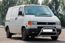 Volkswagen T4 Transporter 1990–2003 Priekšējais aizsargstienis WT022 (nerūsējošais tērauds) foto 1