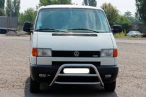 Volkswagen T4 Transporter 1990–2003 Priekšējais aizsargstienis WT022 (nerūsējošais tērauds) foto 2