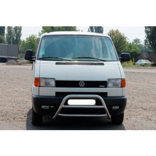 Priekšējais aizsargstienis WT022 (nerūsējošais tērauds) Volkswagen T4 Transporter 1990–2003 foto 2
