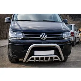 Priekšējais aizsargstienis WT002 (nerūsējošais tērauds) Volkswagen T5 2010–2015