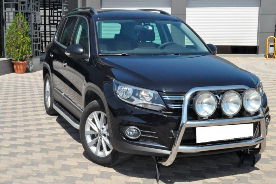 Volkswagen Tiguan 2007–2016 Priekšējais bullbārs WT018 (nerūsējošais tērauds) Image