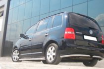 Volkswagen Touran 2003–2010 Aizmugurējie stūra elementi AK003 (2 gab., nerūsējošais tērauds) foto 2
