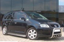 Volkswagen Touran 2003–2010 Priekšējais aizsargstienis (bullbar) QT006 (nerūsējošais tērauds) foto 3