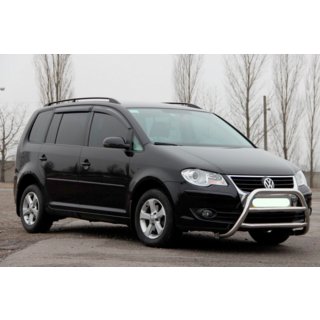 Priekšējais aizsargstienis WT022 (nerūsējošais tērauds) Volkswagen Touran 2003–2010 foto 1