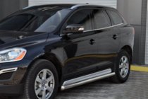 Volvo XC60 2009–2017 Sānu caurules BB004 (2 gab., nerūsējošais tērauds) foto 1