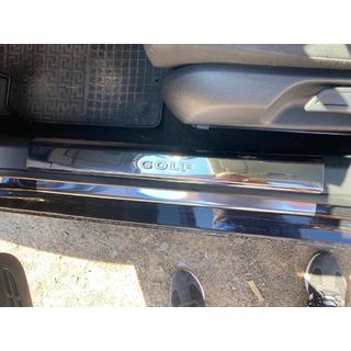 Iekšējo sliekšņu uzlikas (2 gab., nerūsējošais tērauds) Volkswagen Golf 6 2008–2014 foto 2