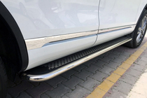 Porsche Cayenne 2003–2010 Sānu pakāpieni Maydos v2 (2 gab., alumīnijs ↗ nerūsējošais tērauds) foto 2