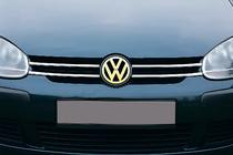 Volkswagen Golf 6 2008–2014 Radiatora restes uzlikas (4 gab., nerūsējošais tērauds) foto 1