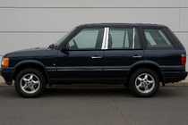 Range Rover II P38A 1997–2002 Durvju statņu moldingi (6 gab., nerūsējošais tērauds) foto 1