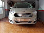 Ford Courier 2014–2023 Aizsarguzlikas bamperim (2014-2018, 2 gab., nerūsējošais tērauds) foto 3