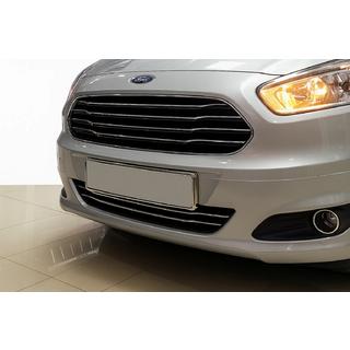 OmsaLine radiatora režģa uzlikas (2014-2018, 4 gab., nerūsējošais tērauds) Ford Courier 2014–2023 foto 3