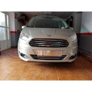 Aizsarguzlikas bamperim (2014-2018, 2 gab., nerūsējošais tērauds) Ford Courier 2014–2023 foto 3