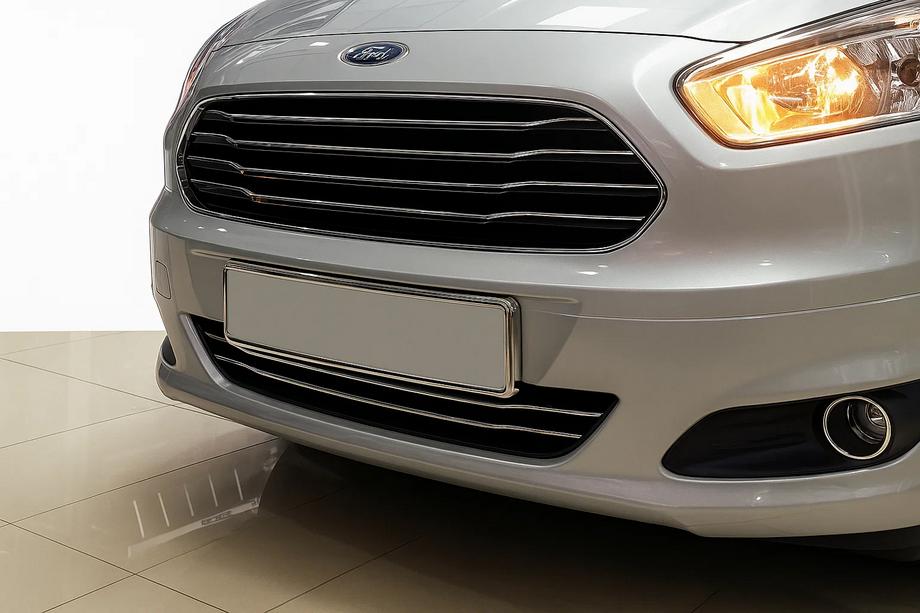 Ford Courier 2014–2023 Aizsarguzlikas bamperim (2014-2018, 2 gab., nerūsējošais tērauds) Image