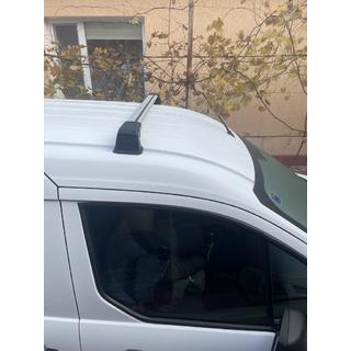 Jumta šķērsstieņi rūpnīcas stiprinājuma vietām, slēdzami ar atslēgu (2 gab.) Ford Courier 2014–2023 foto 2