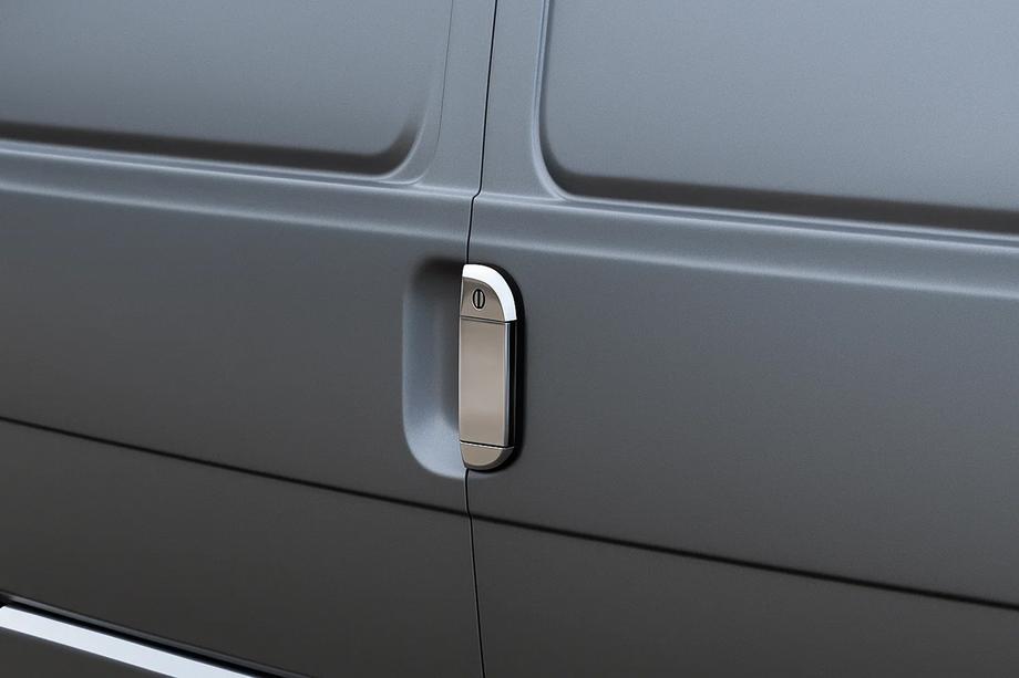 Volkswagen T4 Caravelle/Multivan 1990–2003 Aizmugurējā durvju roktura uzlika (nerūsējošais tērauds) Foto 1