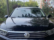 Volkswagen Passat B8 2015–2023 Šķērsstieņi integrētajiem jumta reliņiem, ar slēdzeni (2 gab.) Melns foto 8