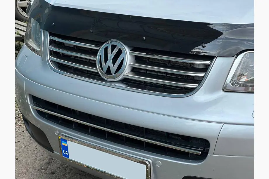 Volkswagen T5 Multivan 2003–2010 Apakšējā režģa uzlika (nerūsējošais tērauds) Foto 4