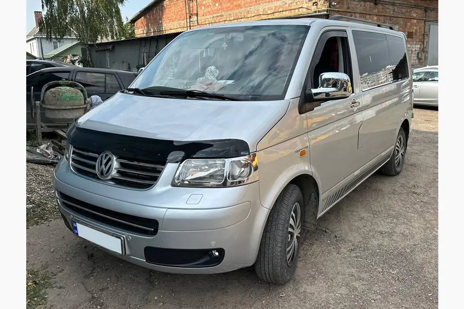 Volkswagen T5 Multivan 2003–2010 Apakšējā režģa uzlika (nerūsējošais tērauds) Foto 7