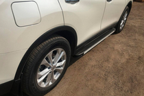 Nissan X-trail T32/Rogue 2014–2021 Sānu sliekšņi Maya V1 (2 gab., alumīnijs) foto 1