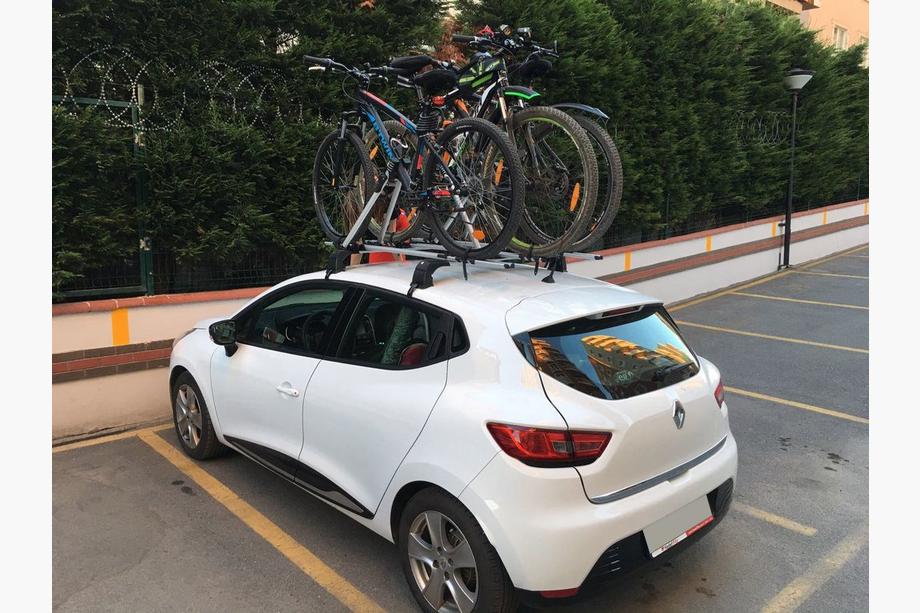 Renault Clio IV 2012–2019 Velosipēda turētājs uz jumta bagāžnieka Image