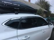 Hyundai Tucson TL 2016–2021 Logu vēja deflektori ar hroma līsti (6 gab., Niken) foto 4