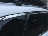 Hyundai Tucson TL 2016–2021 Logu vēja deflektori ar hroma līsti (6 gab., Niken) foto 6