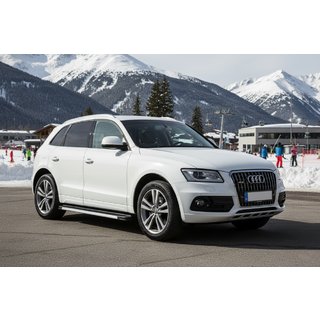 Sānu sliekšņi Maya V1 (2 gab., alumīnijs) Audi Q5 2008–2017 foto 1