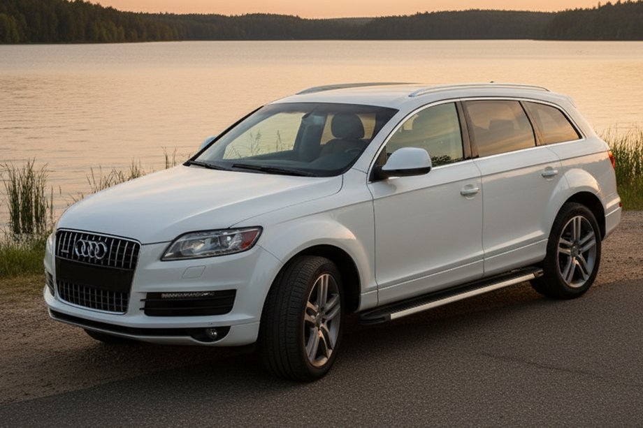 Audi Q7 2005–2015 Sānu sliekšņi Maya V1 (2 gab., alumīnijs) Image
