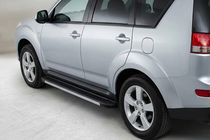 Citroen C-Crosser 2007–2013 Sānu sliekšņi Maya V1 (2 gab., alumīnijs) foto 1