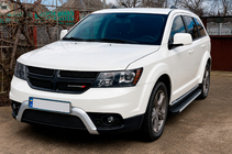 Dodge Journey 2008–2020 Sānu sliekšņi Maya V1 (2 gab., alumīnijs) foto 2