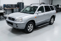 Hyundai Santa Fe 1 2000–2006 Sānu sliekšņi Maya V1 (2 gab., alumīnijs) foto 1
