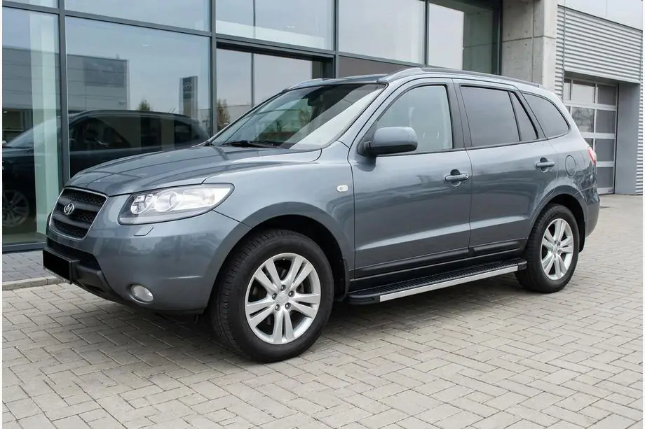 Hyundai Santa Fe 2 2006–2012 Sānu sliekšņi Maya V1 (2 gab., alumīnijs) Image