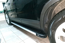 Kia Sorento II XM 2009–2014 Sānu sliekšņi Maya V1 (2 gab., alumīnijs) 2013-2016 foto 3
