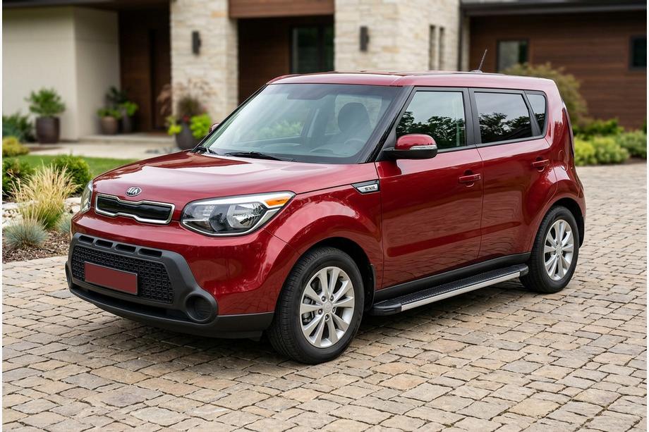 Kia Soul II 2013–2018 Sānu sliekšņi Maya V1 (2 gab., alumīnijs) Image