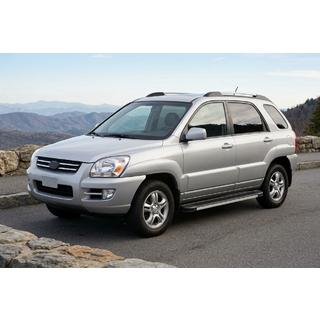 Sānu sliekšņi Maya V1 (2 gab., alumīnijs) Kia Sportage 2004–2010 foto 1