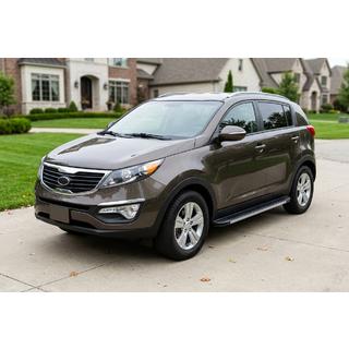 Sānu sliekšņi Maya V1 (2 gab., alumīnijs) Kia Sportage 2010–2015 foto 1