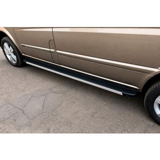 Sānu sliekšņi Maya V1 (2 gab., alumīnijs) Mercedes Vito W639 2004–2014 foto 1