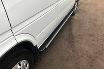 Mercedes Sprinter W901/902/903/904/905 1995–2006 Sānu pakāpieni Maya (2 gab., alumīnijs) foto 1